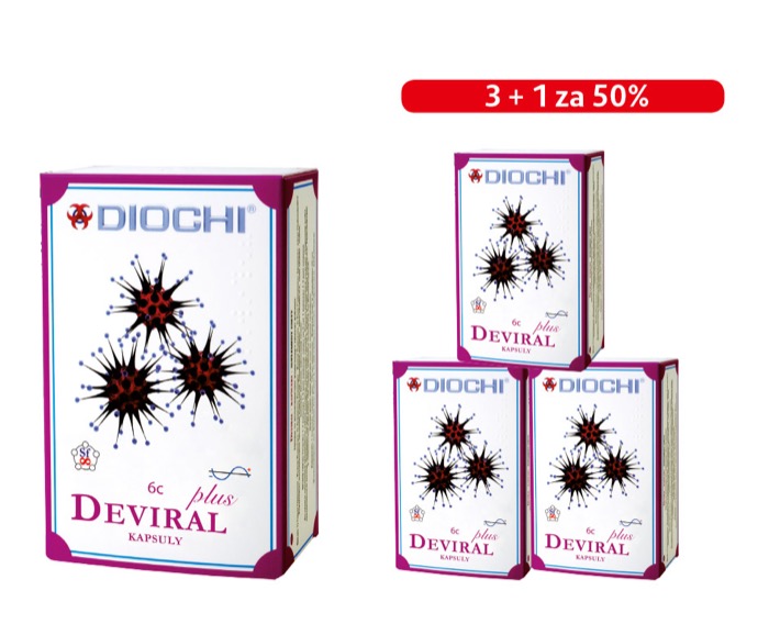 AKCE: Deviral Plus 3+1 za 50%