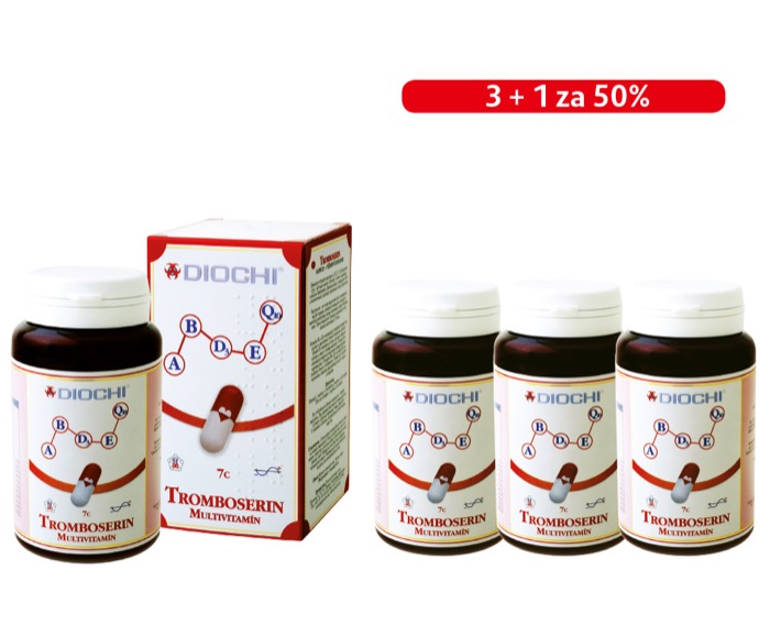 AKCE: Tromboserin 3+1 za 50%