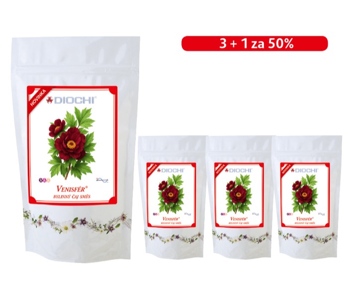 AKCE: Venisfér čaj 3 + 1 za 50%