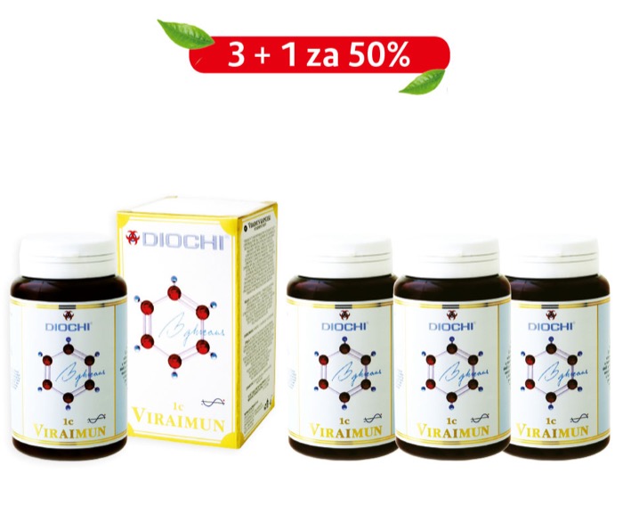 AKCE: Viraimun kapsle 3+1 za 50%