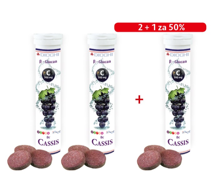 AKCE: Vitamín Cassis 2+1 za 50%
